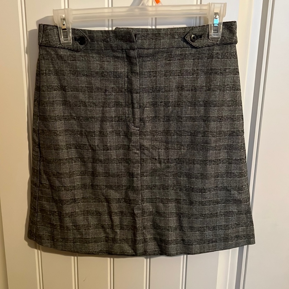 Banana republic plaid skirt 0